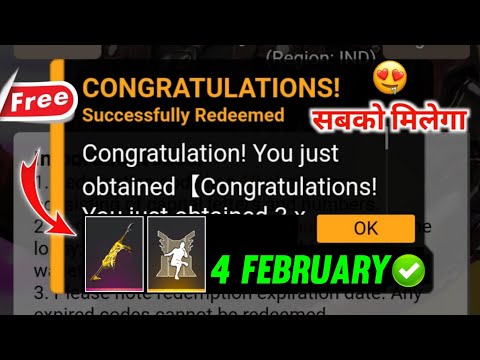 FREE FIRE REDEEM CODE TODAY 3 FEBRUARY REDEEM CODE FREE FIRE | FF REDEEM CODE TODAY 3 FEBRUARY