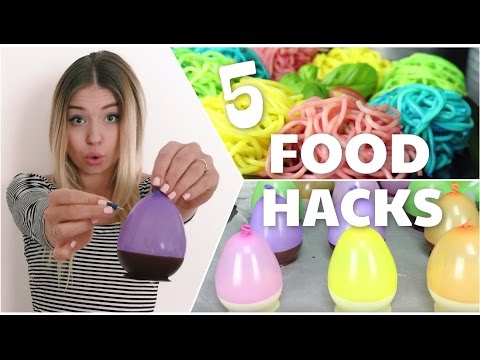 Die 5 genialsten & verrücktesten FOOD HACKS ♥ Darauf wärst du nie gekommen !