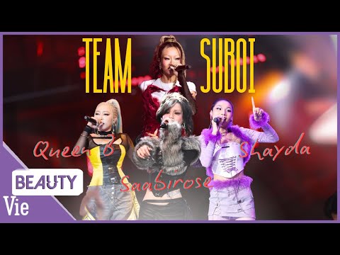 Playlist nữ rapper team Suboi cực chiến, cực căng trong mỗi lần xuất hiện khiến khán giả chao đảo