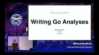 Using and Writing Go Analyses