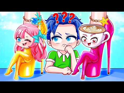 Anna or Ballerina Cappuccina - Rich Girl vs GiGa Girl | Gacha Life Rainbow Z
