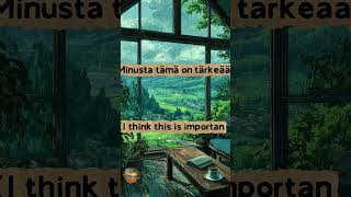 I think this is important | #finnish #finnishlanguage #heifinland  #languagelearning #youtubeshorts