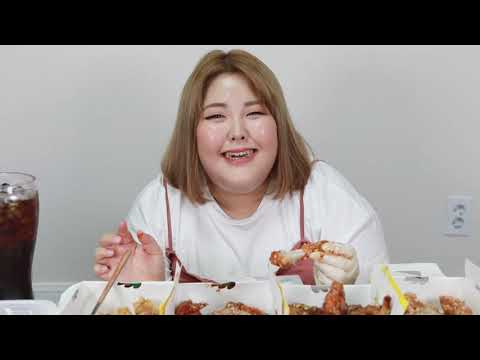 [광고]Yang soo bin)입 안에서 파티 열었습니다.. 치킨플러스 톡톡치킨(팝핑캔디치킨) ASMR (poping candy chicken #mukbang)