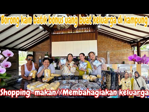 BORONG KAIN BATIK 58 M & DONAT‼️MEMBAHAGIAKAN KELUARGA ~MAKAN SIANG SOTO BABAT & SOTO AYAM KAMPUNG