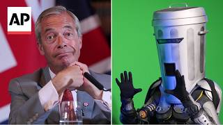 YouTube video thumbnail: Nigel Farage Faces New Pressures and Showdown With Count Binface
