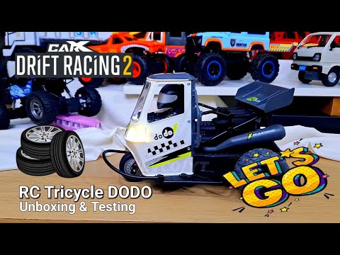 Rc Tricycle DODO or RC Auto  Rickshaw - Unboxing & Testing | Satisfying