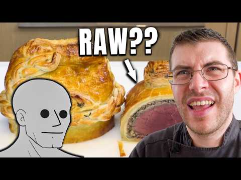 Pro Chef Reacts.. To Future Canoe NPC v.s. 3-Star-Michelin Chef (Beef Wellington)