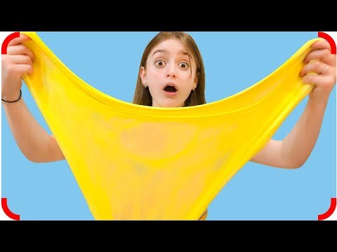 Сделали ОГРОМНЫЙ слайм 10 КГ!