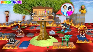 Anomali Buat Kota Sakura Banjir Lava Panas | Yuta Mio Buat Rumah Pohon Perlindungan Anti Lava
