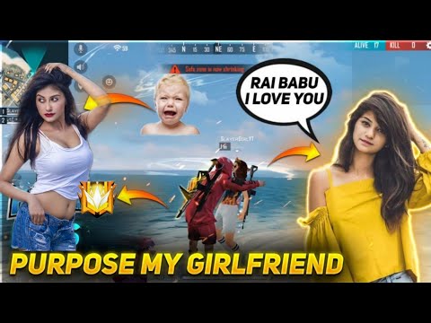 propose prank on my x girlfriend 😂 Free Fire