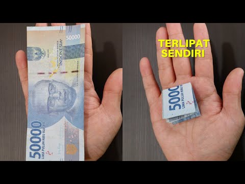BUKAN GAIB !! UANG KERTAS TERLIPAT SENDIRI #rynku