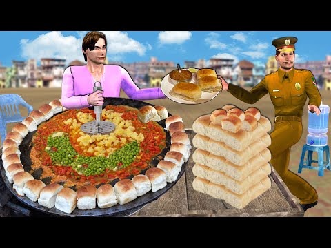 पाव भाजी Pav Bhajji Indian Street Food Hindi Kahani Comedy Video Moral Stories Funny Comedy Video