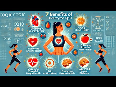 Top 7 Amazing Health Benefits of CoQ10 | Coenzyme Q10 !!