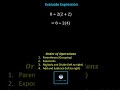 Order of Operations and Simplification