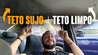 COMO LIMPAR o TETO do CARRO sem MANCHAR? | Green APC