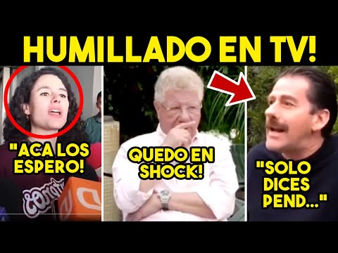 NO SE CALLARON NADA! SE HUNDE EN TV, LE DICEN SUS VERDADES. LO TUVO QUE CORTAR, SE PUSO FEO