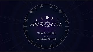 Major Lunar Standstill Part 2 - The Ecliptic