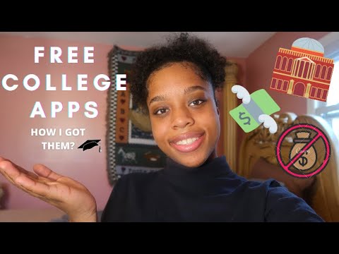 HOW I APPLIED TO MORE THAN 15 COLLEGES FOR FREE! | FEE...