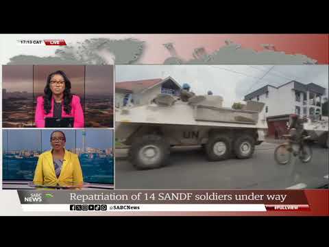 SANDF Repatriation | Bodies of fallen hero's are in transit - Sophie Mokoena