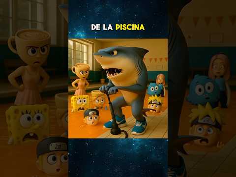 Hay un monstruo dentro del agua #IA #animacion #dibujos