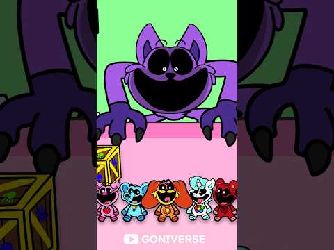 Poppy Playtime Animation | Hide & Seek #escape #cartoon #smilingcritters #catnap #dogday