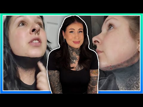 She Got the WORST Neck Tattoo Ever Then Spent $5k Fixing It!!!