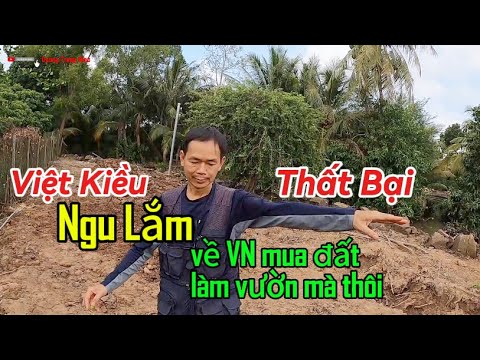 Chỉ Việt Kiều Thất Bại NGU LẮM về VN mua đất LÀM VƯỜN mà Thôi!?