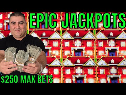 MIND BLOWING JACKPOTS On High Limit Huff N More Puff Slot