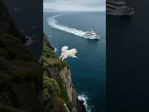 Un chien héros sauve des vacanciers d’une bombe en mer #histoirecourte #animals #anime
