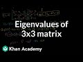 Eigenvalues and Determinants Concepts