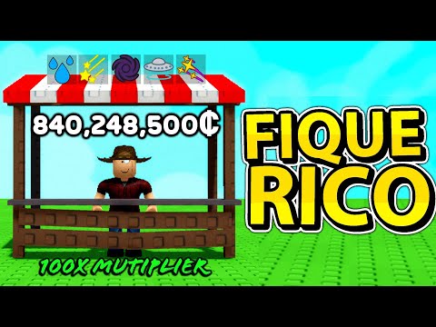 COMO FICAR RICO FÁCIL NO GROW A GARDEN MULTIPLICADOR 100X SEMPRE!