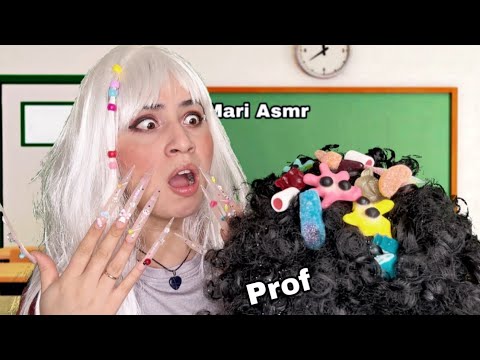 Asmr - Doces no cabelo da Professora