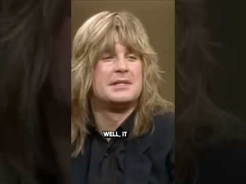 Ozzy's Early Life and Career with Ozzy Osbourne on Letterman 1982