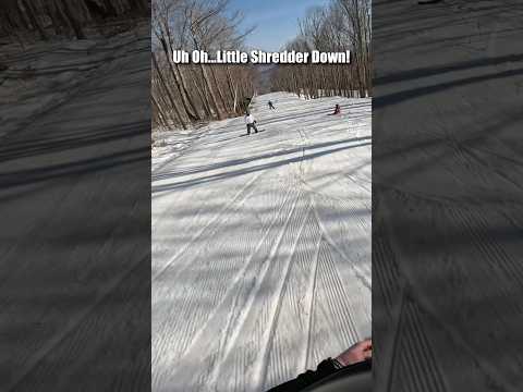 A Little Help Goes A Long Way! #snowboarding #skiing #help #kindness #snow #learning #adorable #fun