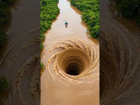 Whirlpool Water 😱 | Water Circle | #shorts #water