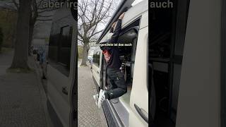 Fussballcamper Ausbau Part Dusche