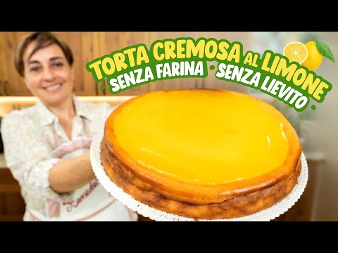 TORTA CREMOSA AL LIMONE Senza Farina e Senza lievito Ricetta Facile - Fatto in Casa da Benedetta