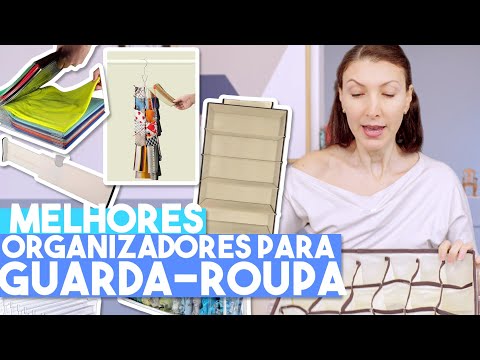 Melhores Organizadores de Guarda Roupas para você Organizar seu Armário