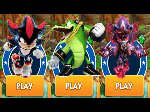 Movie Shadow New Character vs Oni Mephiles vs Vector vs All Bosses Zazz Eggman - Sonic Dash