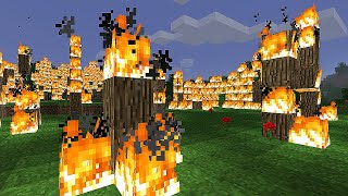 Old Minecraft Fire Spread Is INSANE