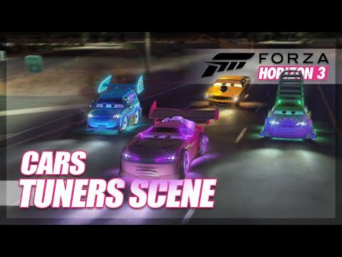 Forza Horizon 3 - Cars Tuners/Ricers Scene (Attempt + Mini Game)