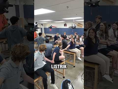 Cara Cerdas GURU FISIKA Eksperimen Listrik Statis 😳🤯 #shortvideo #trending #viralvideo