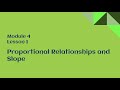 Proportional Relationships and Slope