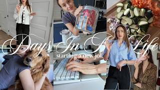 A Few Days in My Life 🏡 Starting my new job, corporate outfits, & hate comments