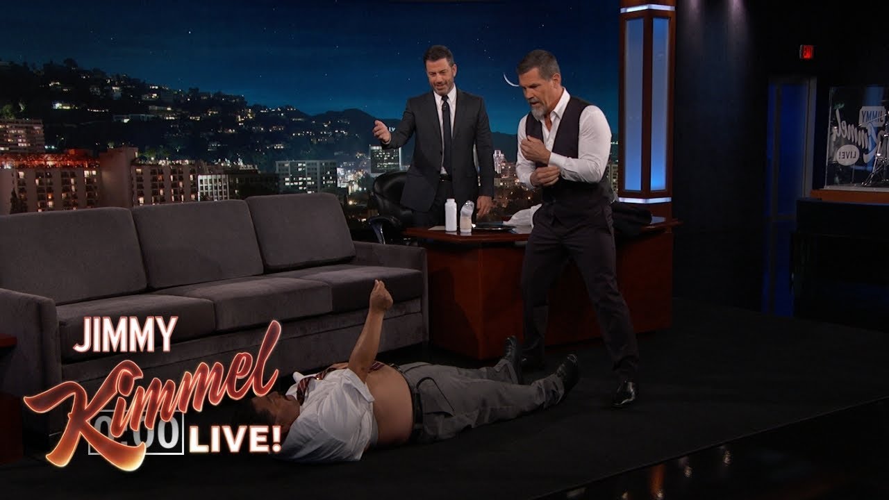 Josh Brolin is the Fastest Diaper Changer in the World