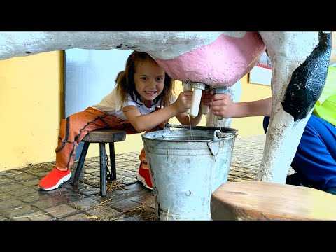 ВЛОГ бегаем на скорость и доим корову