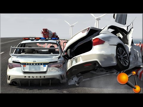 BeamNG Drive Random Vehicle #41 Crash Testing #154 - Insanegaz