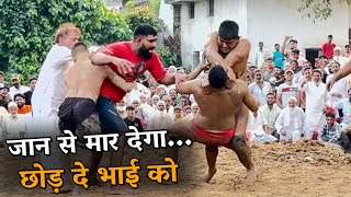 दोनों भाईयों को एक साथ पीटा जावेद गनी ने | Javed gani bsf new kushti 