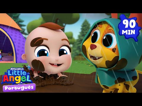 Eu adoro brincar na lama 😁 Little Angel Brasil | Músicas Infantis em Português