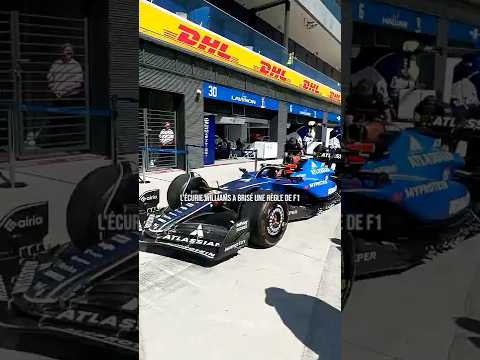 Le jour où Williams a flirté avec le règlement 🤔